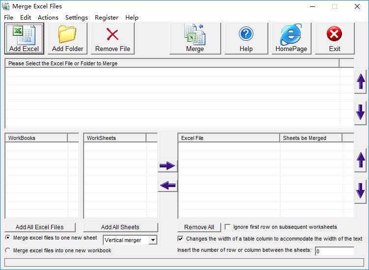 Merge Excel Files下载,合并Excel表软件,办公软件,Excel合并,表格合并