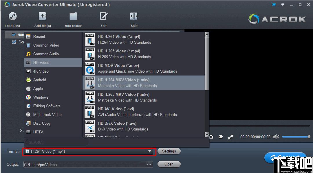 Acrok Video Converter Ultimate下载,视频转换,格式转换,DVD翻录