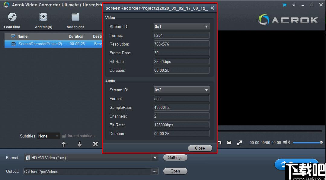 Acrok Video Converter Ultimate下载,视频转换,格式转换,DVD翻录