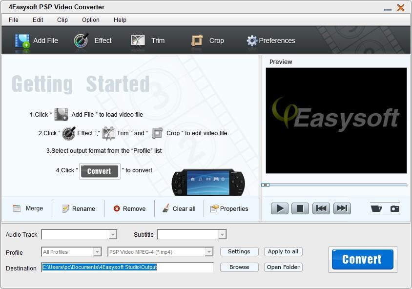 4Easysoft PSP Video Converter下载,PSP视频转换器,视频转换