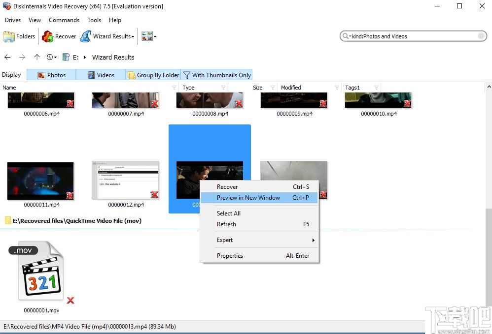 DiskInternals Video Recovery下载,视频恢复,图片恢复